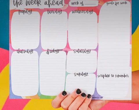 Weekly planner crew and co