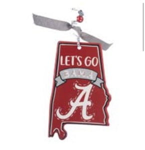 Let’s go Alabama ornament