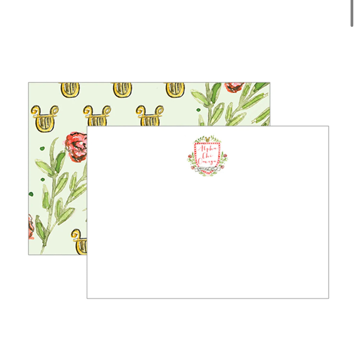 Alpha Chi Omega MOTIF Notecards