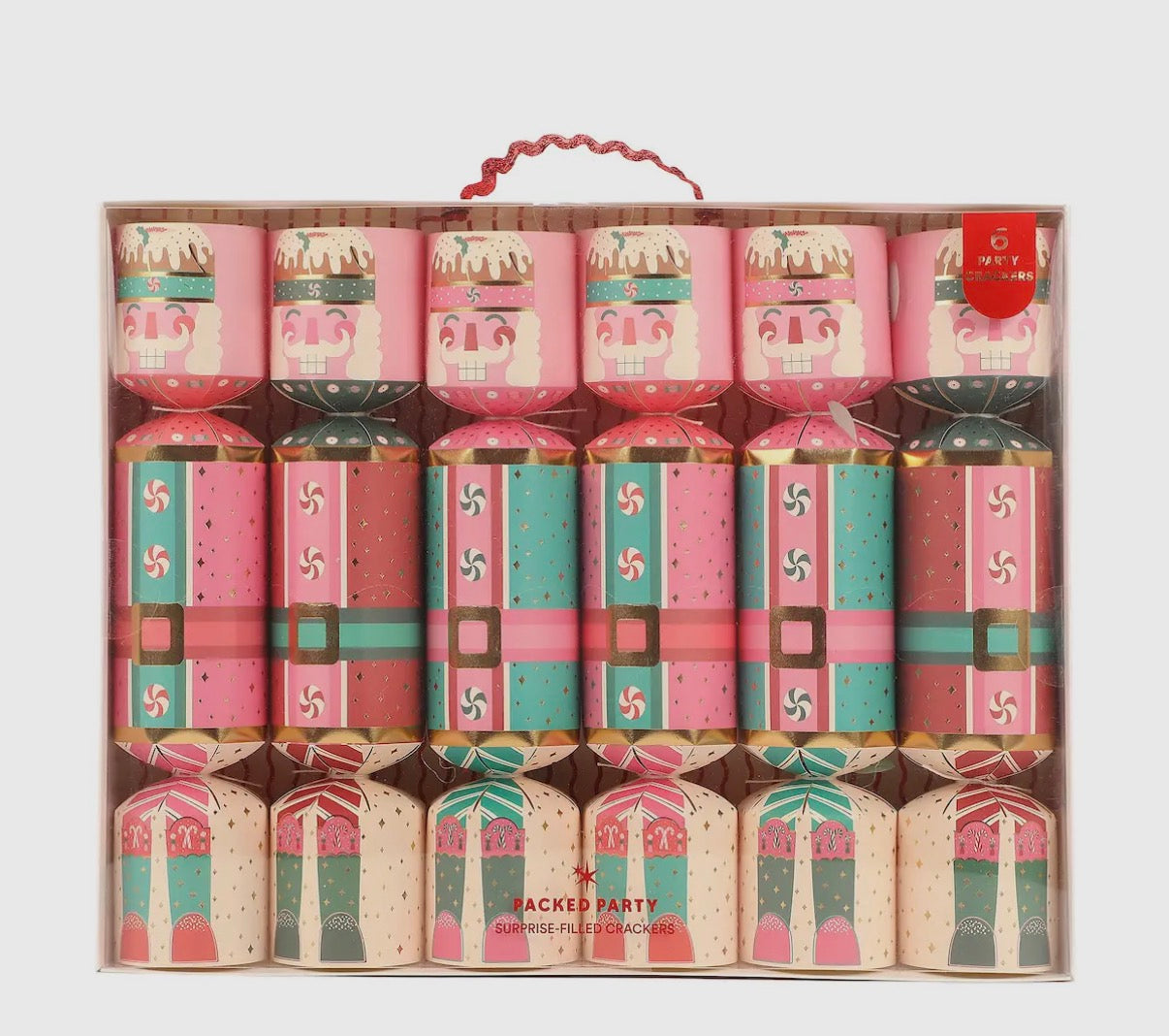 Fun nutcracker popper crackers