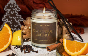 Gingerbread and spice candle