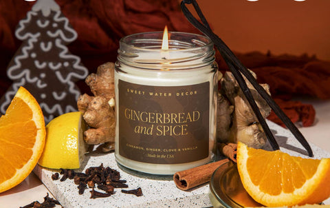 Gingerbread and spice candle