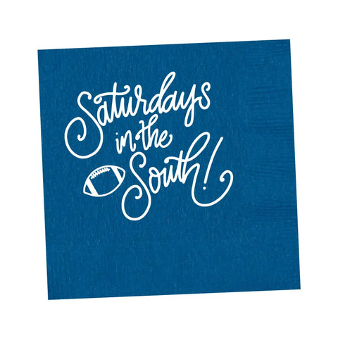 Blue Saturdays In The South Cocktail Napkins