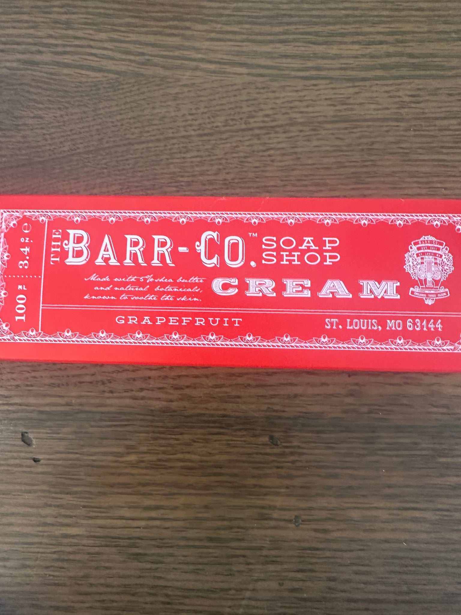Barr-Co cream- grapefruit