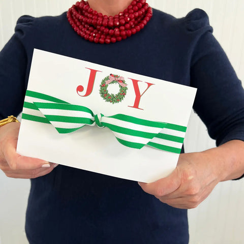 Joy Wreath Chunky Notepad