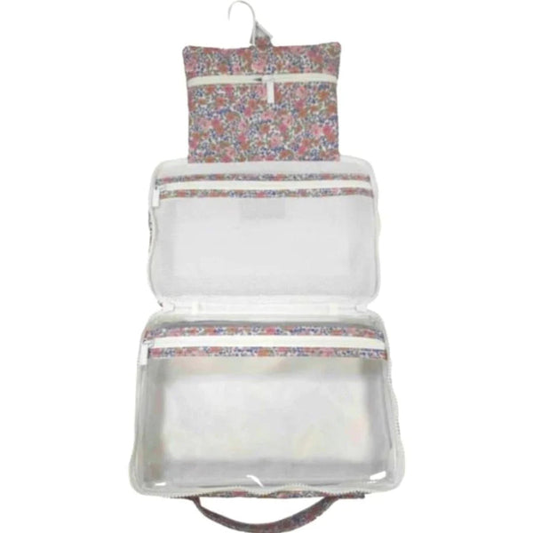 TRVL Hanging Toiletry Bag- Garden Floral