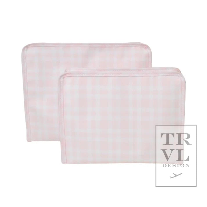 TRVL Roadie Medium-Pimlico Plaid Pink