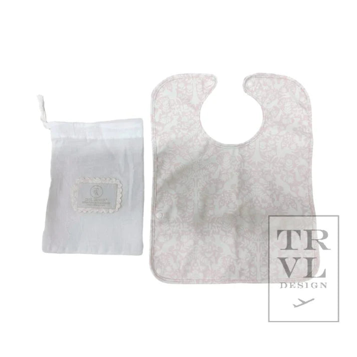 TRVL Bib in Woodland Pink