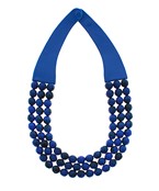 3 Row Faceted Bead Necklace