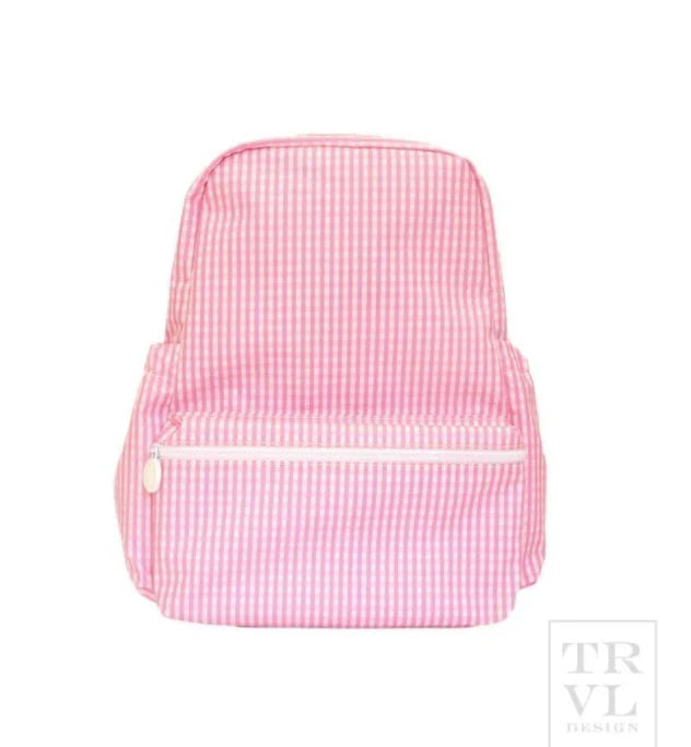 TRVL Backpacker-Gingham Pink