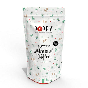 Poppy Butter Almond Toffee Popcorn