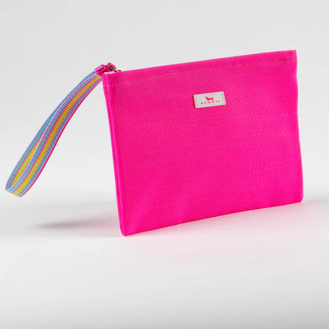 Scout Cabana Clutch Neon Pink