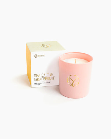 Sea Salt and Grapefruit Soy Candle