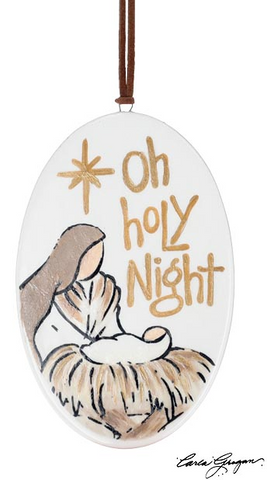 Oh Holy Night Mary and Jesus Ornament