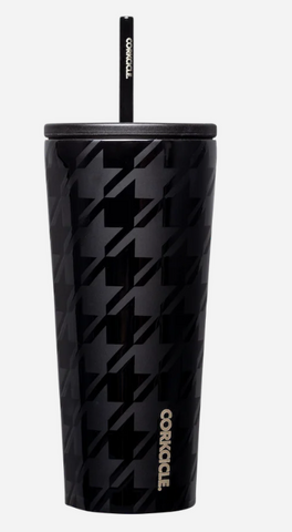 Corkcicle 24 oz. Cold Cup-Oynx Houndstooth