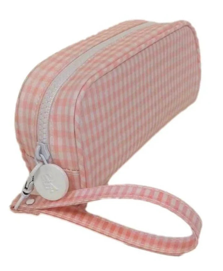 TRVL Catch All Wristlet-Gingham Taffy