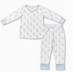 Boys' Blue Ghost Pajamas