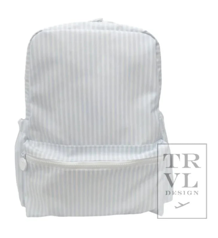 TRVL mini backer Pimlico Blue Stripe