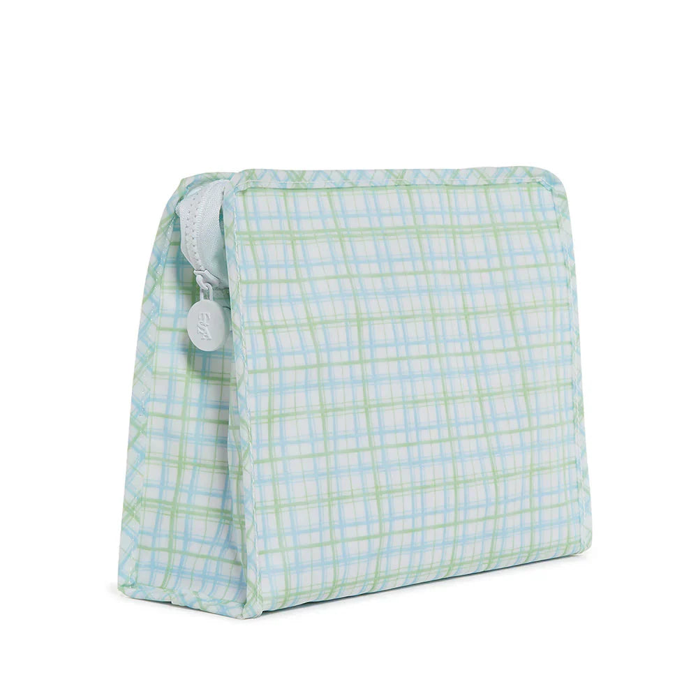 Large Roadie-TRVL Plaid Green