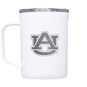 Corkcicle White Auburn Logo 16 oz. Mug