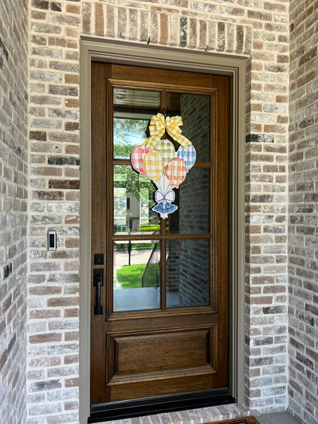 Hip Hip Hooray Balloons Door Hanger