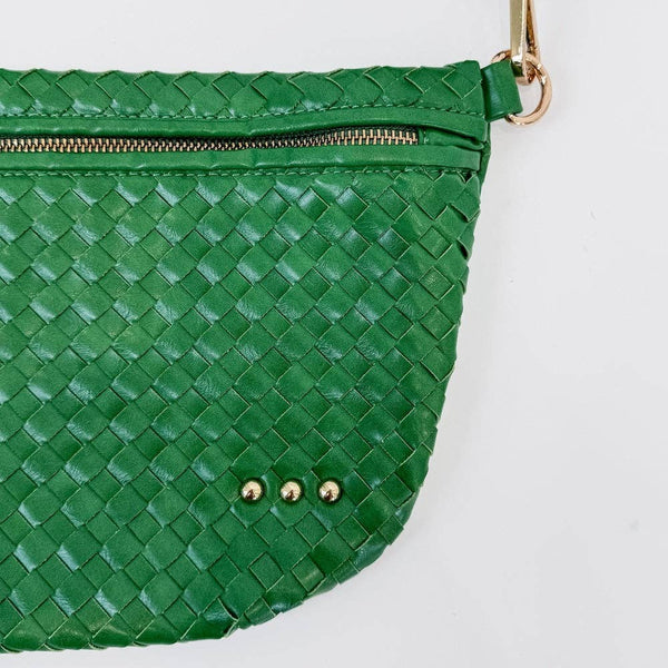 Westlyn Woven Bum Bag Metallic Gunmetal