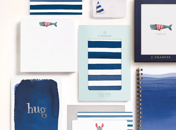 Lobster Flat Notes – Boxed Set of 8 Coastal Notecards