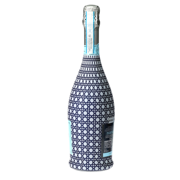 Beau Bottles Navy and White Cane - Prosecco Collection