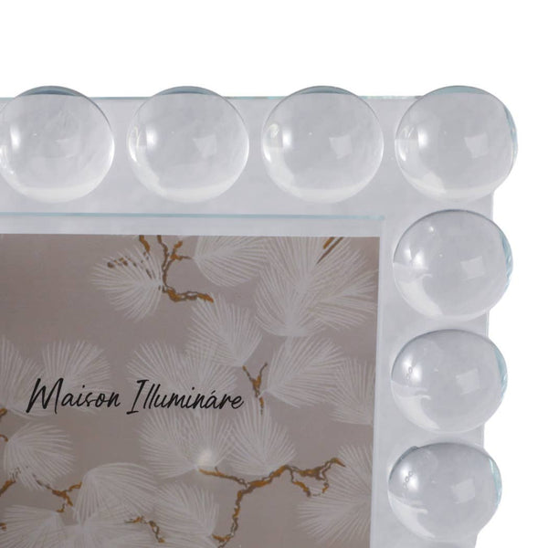 Crystal Bubble Spherical Border Photo Frame - Clear, 5x7 in.