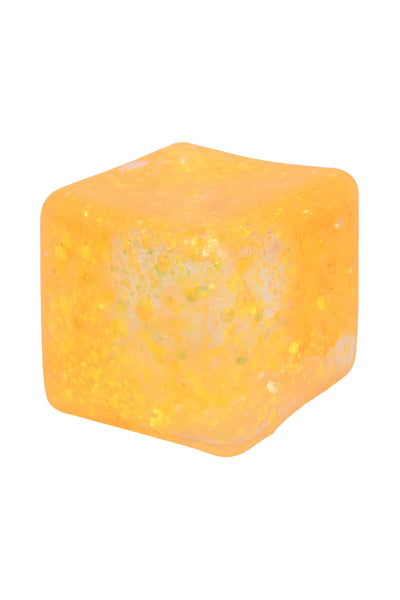 Shimmery Glitter Cube Putty Filled Squishy