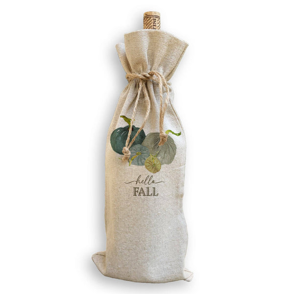 Meadow Pumpkins with Hello Fall: Dishtowel / -