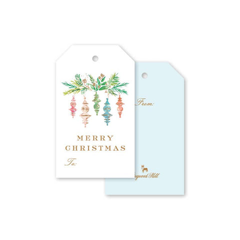 Finial Ornaments Gift Tags