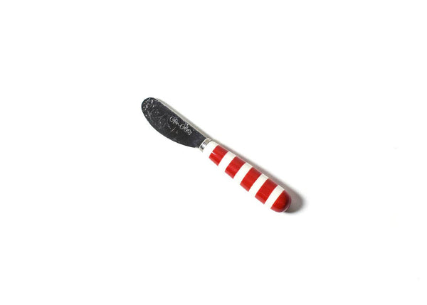 Red Stripe Appetizer Spreader
