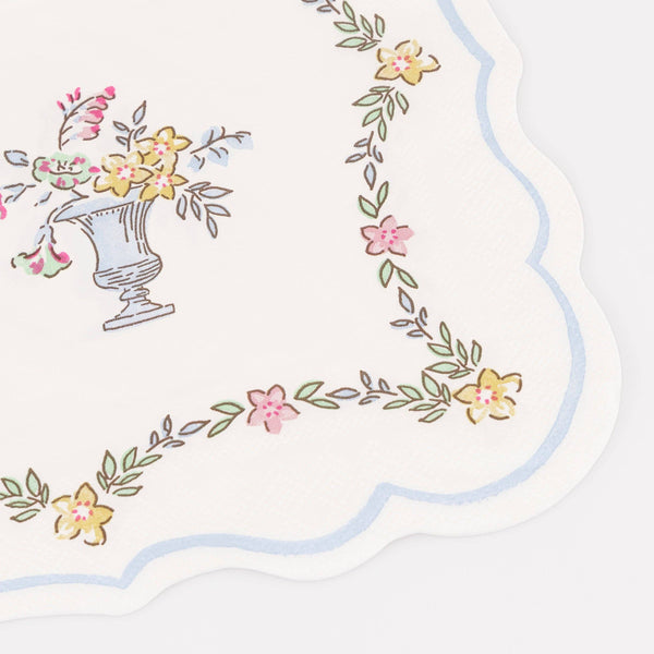 Chintz Border Large Napkins