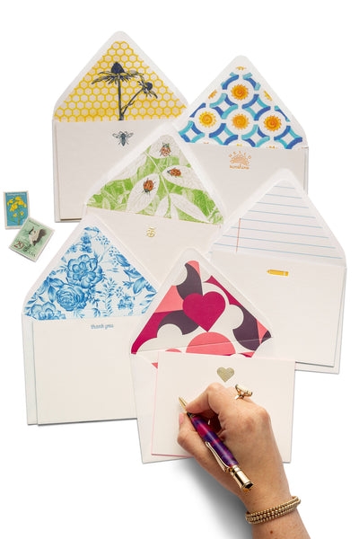 Ladybug | Fancy Pants Engraved Flat Notecards