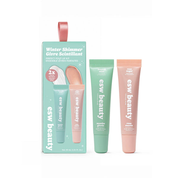 Winter Shimmer Perfect Pout Lip Kit (2x Lip Treatments)