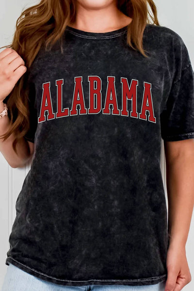 ALABAMA PUFF MINERAL GRAPHIC TSHIRTS: DUSTY PINK