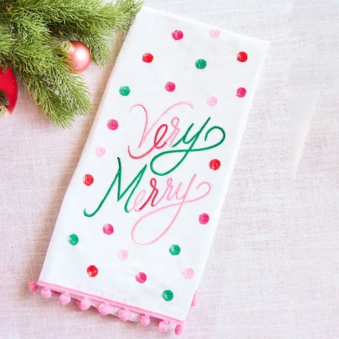 Very Merry Tea Towel