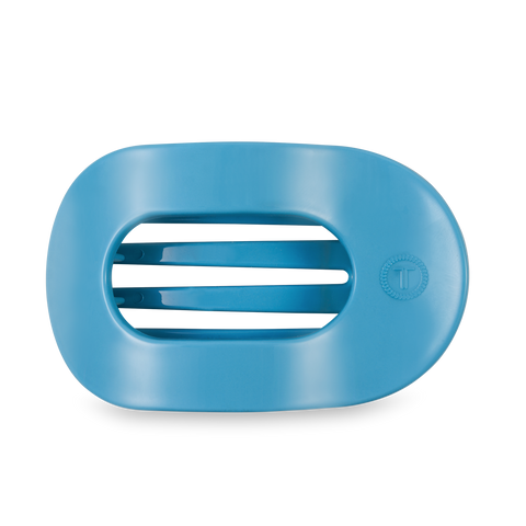 Flat Round Hair Clip | Large | Summer Sky