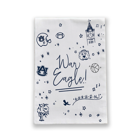 Auburn Confetti Tea Towel: AU911242