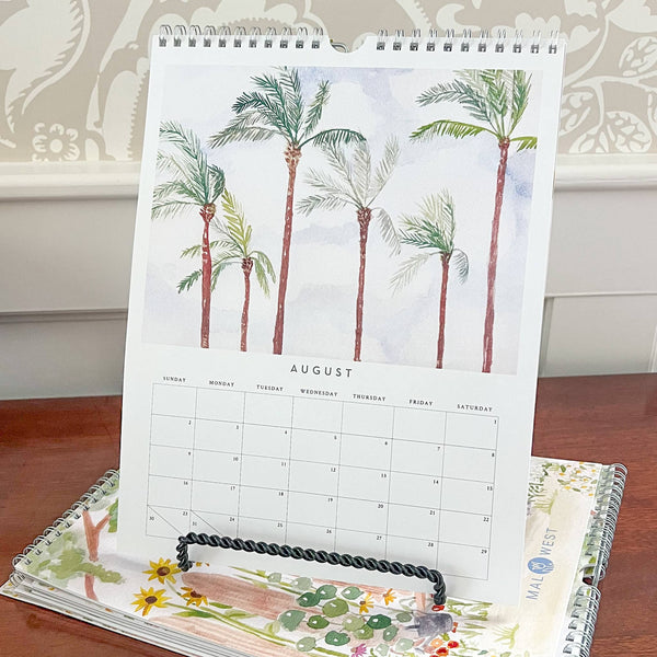 Watercolor Wall Calendar: 2026