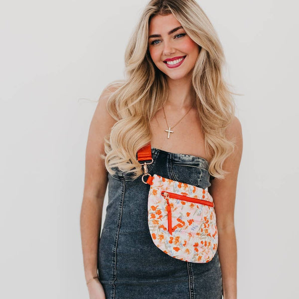 Jolie Puffer Belt Bag Navy