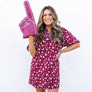 Large Crimson Party Animal Dress