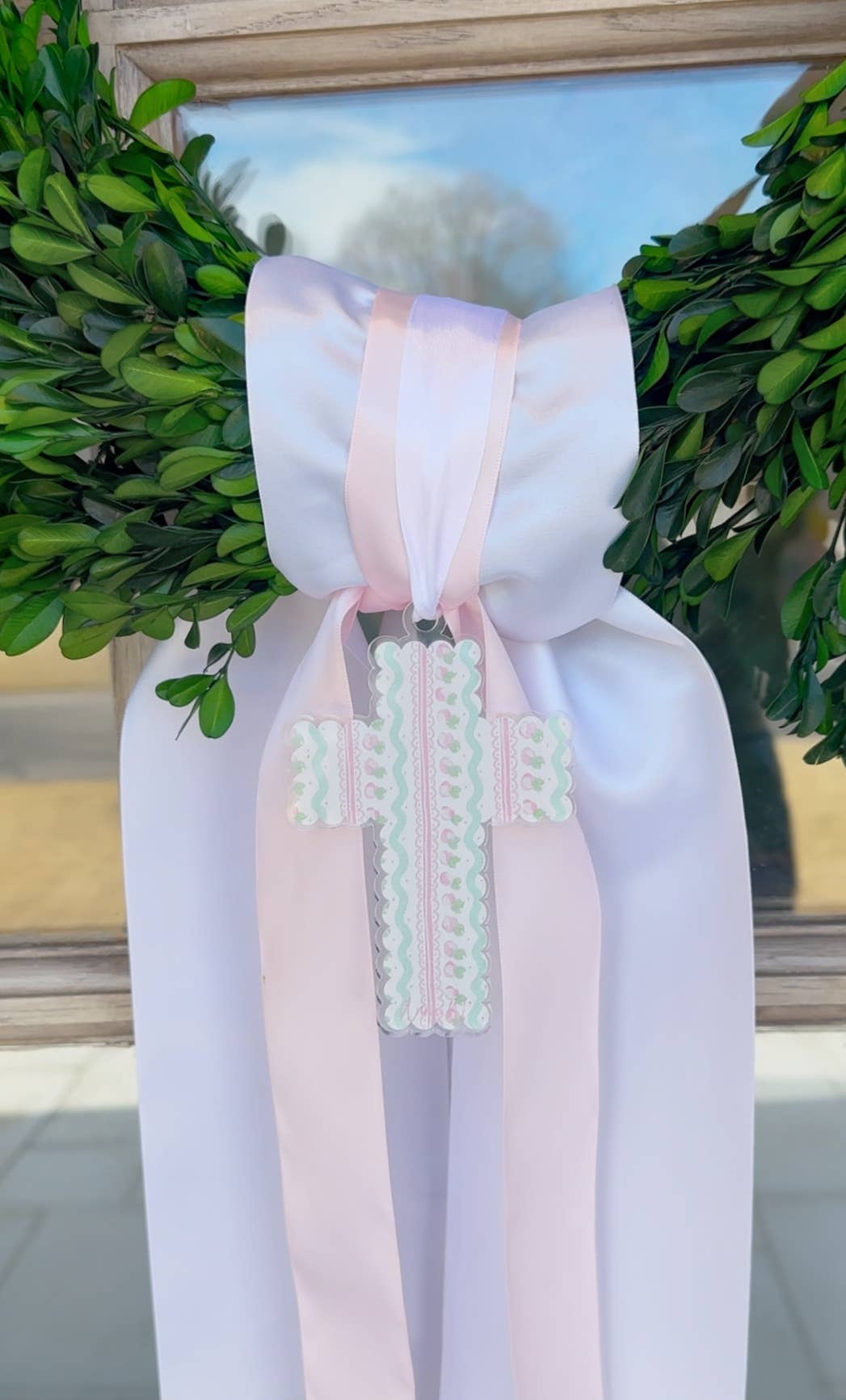 Pink Bunny Acrylic Charm