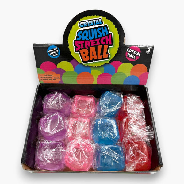Crystal Squish Stretch Ball Pastel