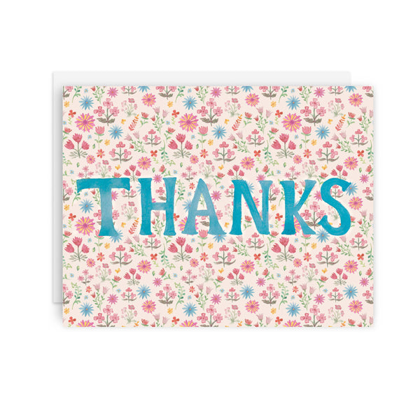 THANKS Greeting Card: Single
