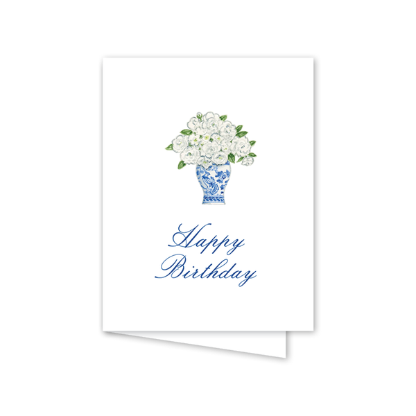 Chinoiserie Gallery Birthday Card: Single Card