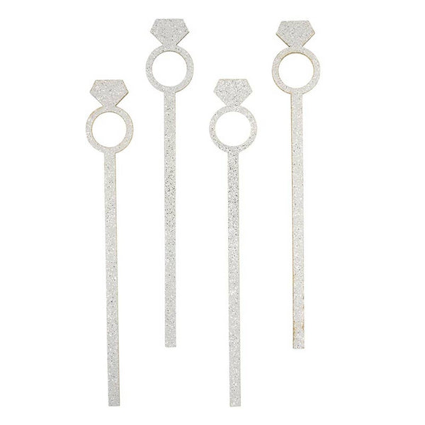 Acrylic Stir Sticks - Rings