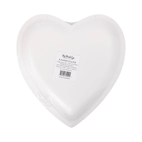 Vintage Heart Shaped Plate Set