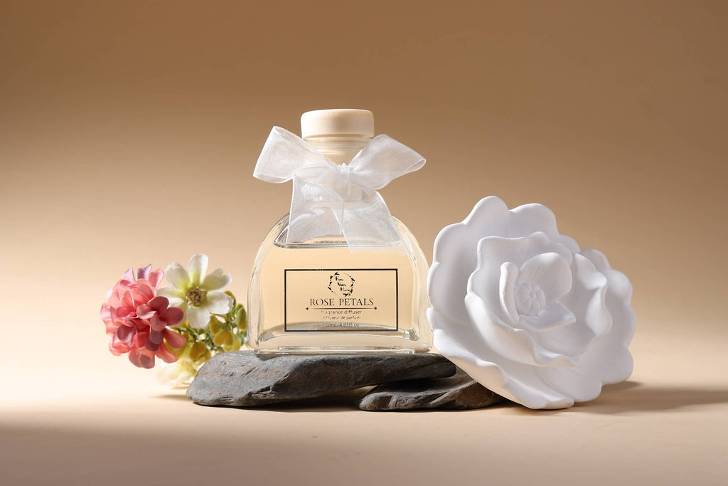 Sunshine Rose Ceramic Flower Diffuser Gift Set - Thumbnail 4